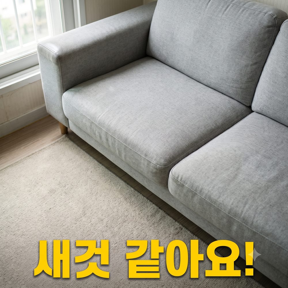 패브릭 시공 후